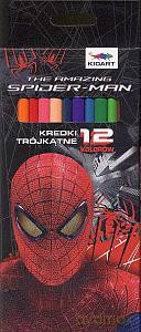 Kredki trójkątne 12 kolorów Spider Man Amazing