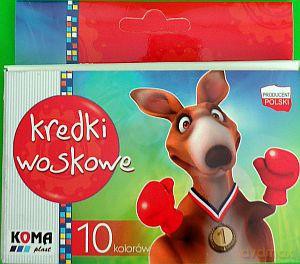 Kredki woskowe 10 kolorów