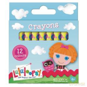 Kredki woskowe 12 kolorów Lalaloopsy