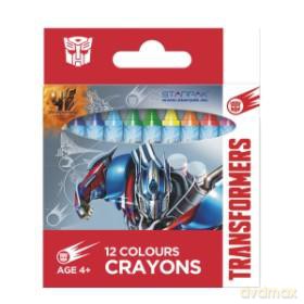 Kredki woskowe 12 kolorów Transformers