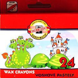 Kredki woskowe 24 kolory