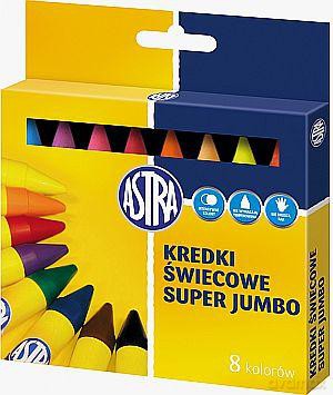 Kredki woskowe 8 kolorów Jumbo