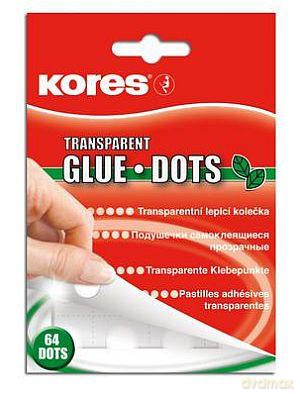 Kropki transparentne Glue Dots
