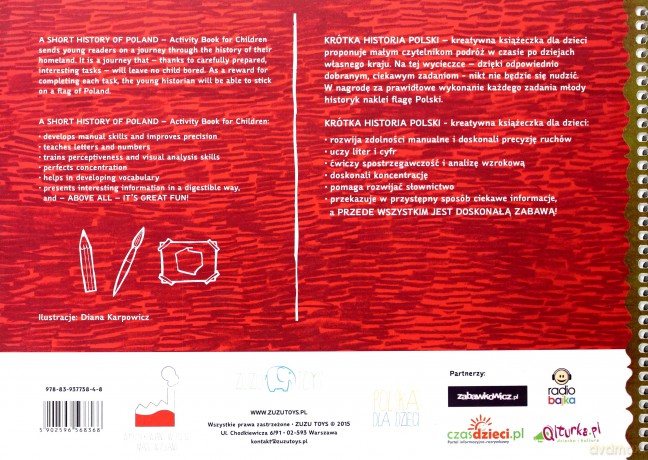 Krótka historia Polski. Kreatywna książeczka dla dzieci [KSIĄŻKA]