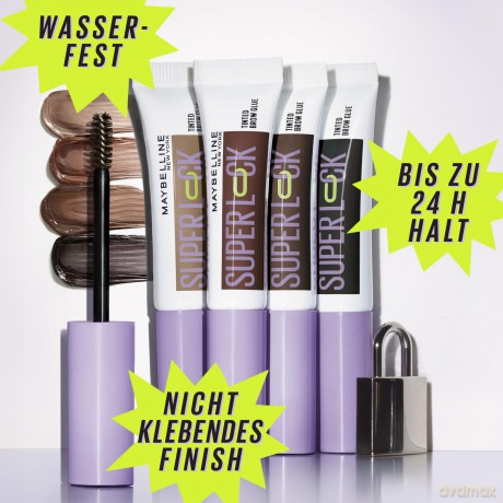 Super Lock Eyebrow Gel (Tinted Brow) 8 g - Shade: Med Brown