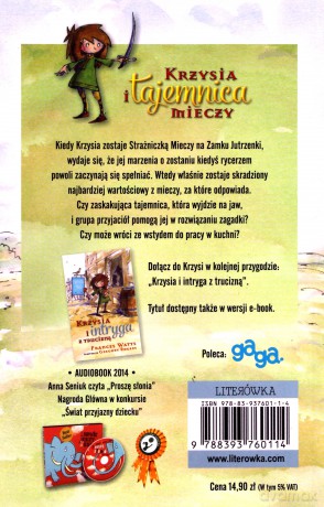 Krzysia i tajemnica mieczy - Frances Watts [KSIĄŻKA]