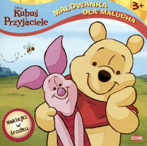 Kubuś Puchatek Malowanka dla malucha z naklejkami [KSIĄŻKA]
