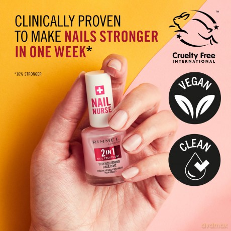 Nail Nurse 2 in 1 Base Coat 12 ml