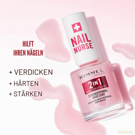 Nail Nurse 2 in 1 Base Coat 12 ml