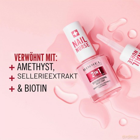 Nail Nurse 2 in 1 Base Coat 12 ml