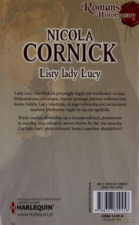 Listy lady Lucy - Nicola Cornick [KSIĄŻKA]