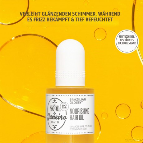 Brazilian Glossy Nourishing Hair Oil - Volume: 60 ml