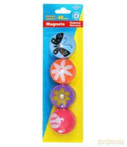 Magnesy do tablic 40mm Wzorki