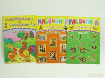 Malowanka z naklejkami [KSIĄŻKA]