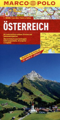 Mapa. Austria. 1:300 000. Marco Polo