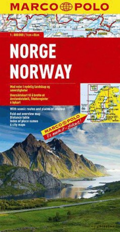 Mapa. Norwegia 1:800 000. Marco Polo