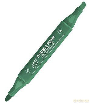Marker permanentny Double zielony