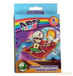 Markery zapachowe 8 kolorów Arti Kids M140