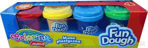 Masa plastyczna 4 kolory Kids Creative