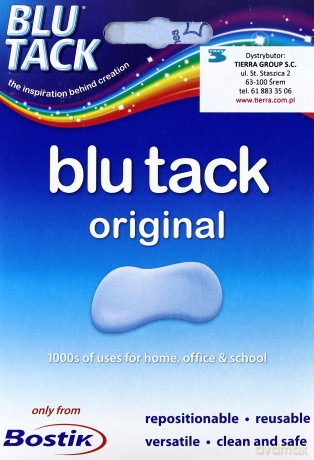 Masa wielokrotnie klejąca Blu Tack Bostik