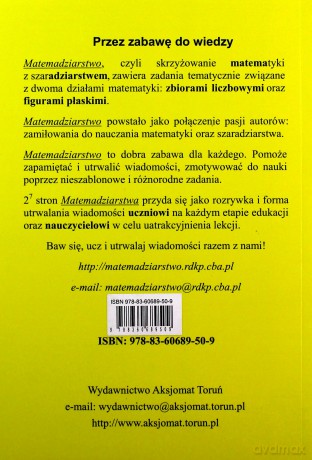 Matemadziarstwo czyli krzyżówki i nie tylko [KSIĄŻKA]