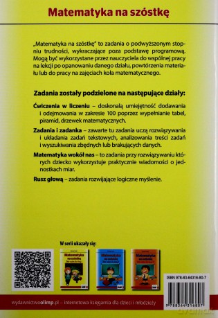 Matematyka na szóstkę. Zbiór zadań dla klasy 1 [KSIĄŻKA]