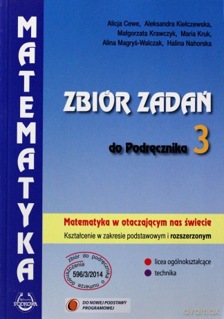 Matematyka w otaczającym nas świecie LO klasa 3 zbiór zadań [KSIĄŻKA]