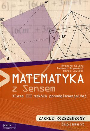Matematyka z sensem LO klasa 3 Suplement [KSIĄŻKA]