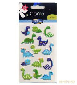 Naklejki 3D Cooky Dinozaury