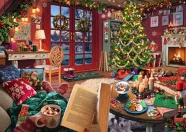Ravensburger Puzzle - My Haven No.14 - Christmas Shed 1000pcs [PUZZLE]