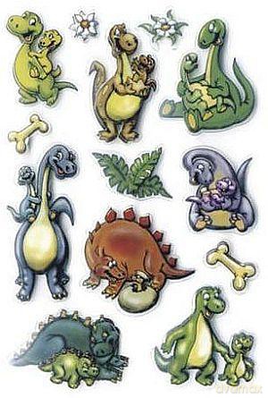 Naklejki Magic małe dinozaury