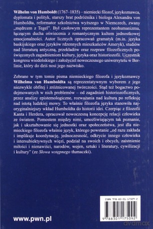 O myśli i mowie - Wilhelm Von Humboldt [KSIĄŻKA]