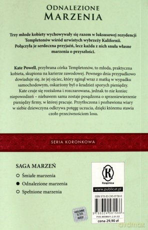 Odnalezione marzenia - Nora Roberts [KSIĄŻKA]
