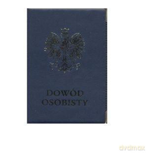 Okładka na nowy dowód osobisty pionowa
