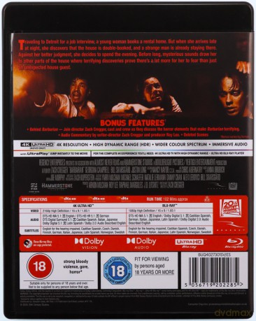 Barbarian (Barbarzyńcy) [Blu-Ray 4K]+[Blu-Ray]