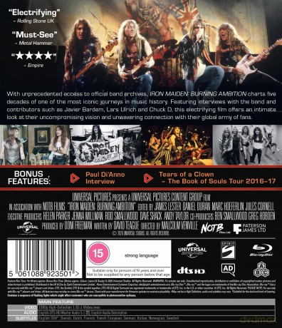 Iron Maiden: Burning Ambition [Blu-Ray]