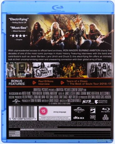 Iron Maiden: Burning Ambition [Blu-Ray]