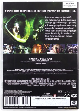 Obcy. 8 pasażer Nostromo wersja rozszerzona [DVD]