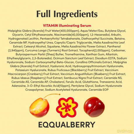 Eqqualberry - Vitamin Illuminating Serum - 30 ml