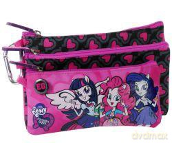 Piórnik saszetka trzykomorowy Equestria Girls 10