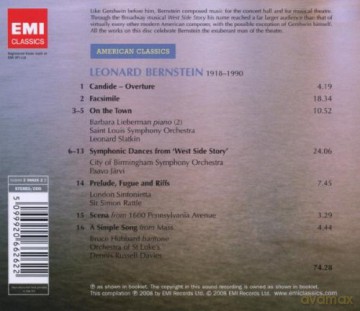 Various Artists: American Classics: Leonard Bernstein [CD]
