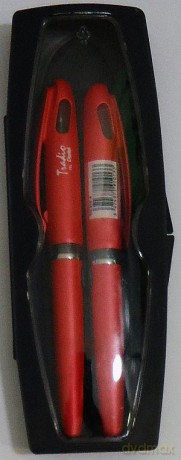 Pióro kulkowe Tradio czerwone 2-pack