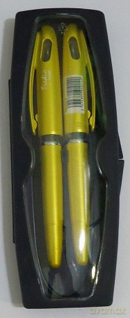Pióro kulkowe Tradio żółte 2-pack
