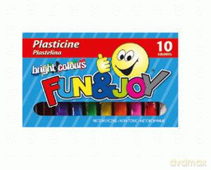 Plastelina 10 kolorów Fun&Joy
