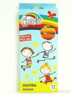 Plastelina Fiotrello 12 kolorów