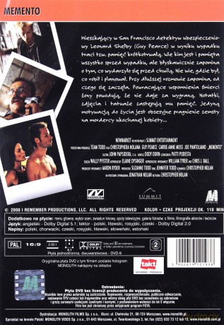 Memento [DVD]