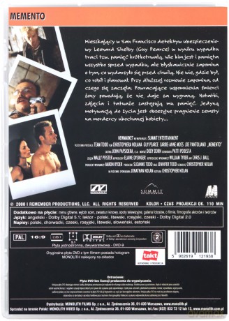 Memento [DVD]