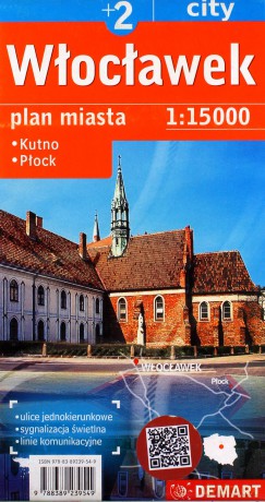 Płock, Włocławek. Plan miasta 1:18 000 i 1:15 000 [KSIĄŻKA]