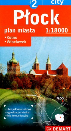 Płock, Włocławek. Plan miasta 1:18 000 i 1:15 000 [KSIĄŻKA]