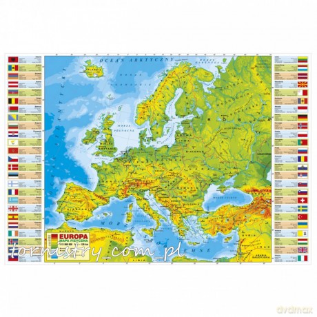 Podkład na biurko Unia Europejska, Świat, Europa